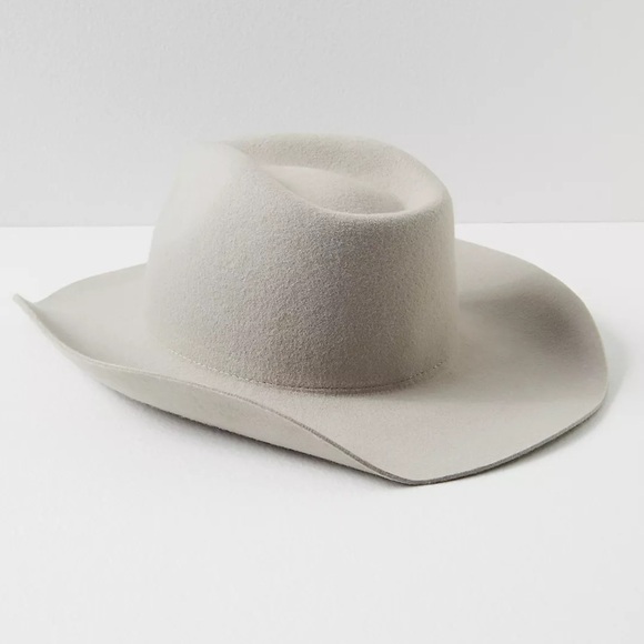 Free People Soft Turn Felt Cowboy Hat❤️ NWT - Picture 2 of 9